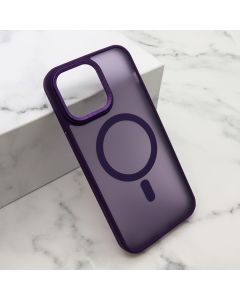 Maska Silky Magsafe II za iPhone 15 Pro Max, ljubičasta - F117342