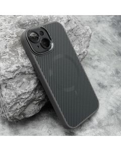 Maska Carbon MagSafe za iPhone 15, siva - F117343