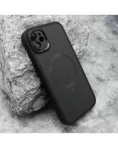 Maska CARBON MagSafe za iPhone 11, crna - F117350