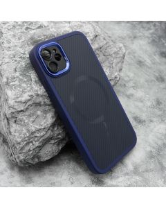 Maska CARBON MagSafe za iPhone 11, plava - F117352