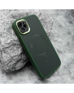 Maska CARBON MagSafe za iPhone 11 zelena - F117353