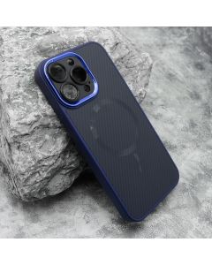 Maska CARBON MagSafe za iPhone 15 Pro Max, plava - F117360