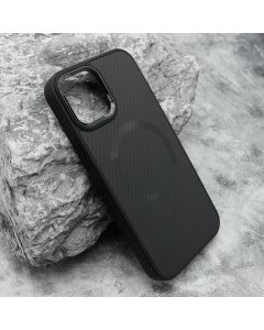 Maska CARBON MagSafe za iPhone 12/12 Pro, crna - F117362
