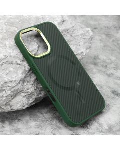 Maska Carbon Magsafe za iPhone 16, zelena - F117369