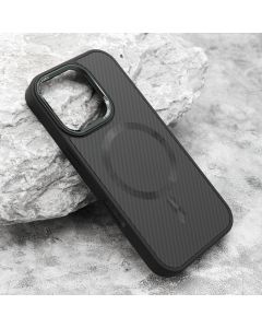 Maska Carbon Magsafe za iPhone 16 Pro, crna - F117370