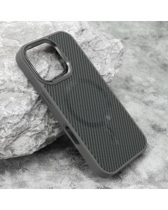 Maska Carbon Magsafe za iPhone 16 Pro, siva - F117371