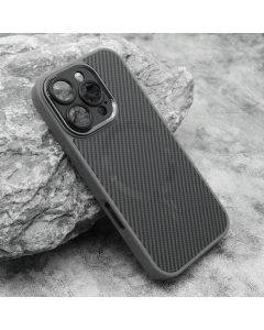 Maska za iPhone 16 Pro (63) CARBON MagSafe siva (small camera)