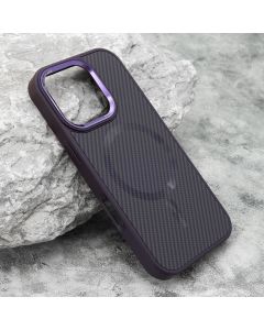 Maska Carbon Magsafe za iPhone 16 Pro, ljubičasta - F117374