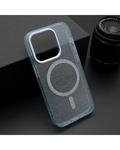Maska Sparkling Magsafe za iPhone 15 Pro, plava - F117446