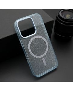 Maska Sparkling Magsafe za iPhone 16, plava - F117454