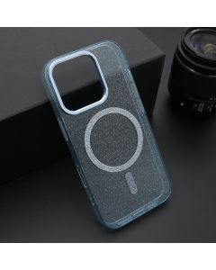 Maska SPARKLING MagSafe za iPhone 16 Pro, plava - F117458