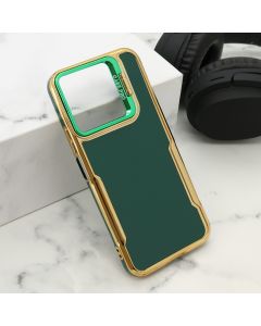 Maska Gold luxe za Honor X8b, zelena