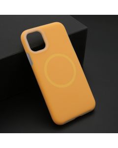 Maska Pastel color Magsafe za iPhone 11, narandžasta - F117683