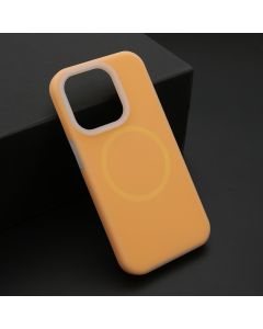 Maska Pastel color Magsafe za iPhone 15 Pro, narandžasta - F117688