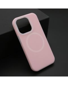 Futrola PASTEL COLOR MagSafe za iPhone 15 Pro, roze