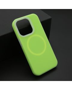 Futrola PASTEL COLOR MagSafe za iPhone 15 Pro, zelena