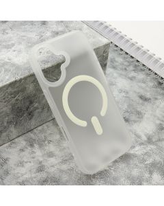 Maska BLURRY MagSafe za iphone 16, bela - F118135