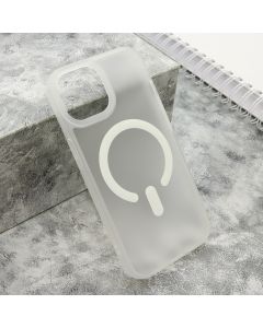 Maska BLURRY MagSafe za iPhone 15, bela - F118147