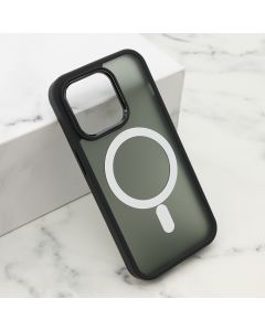 Maska SILKY MAGSAFE za iPhone 14 Pro, crna - F118159