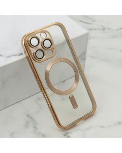 Maska CAMERA PROTECT MagSafe za iPhone 16 Pro, zlatna - F118166