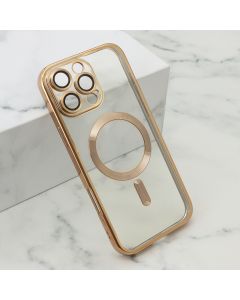 Maska CAMERA PROTECT MagSafe za iPhone 16 Pro Max, zlatna