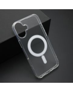 Maska za iPhone 16 Plus STANDARD MagSafe (sa IC) providna (bela)