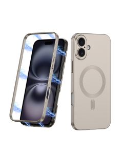 Maska 360 COLOR MagSafe za iPhone 16, titanijum - F118198
