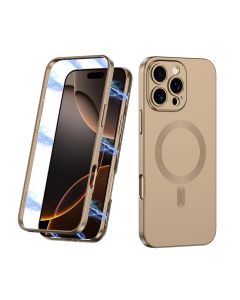 Maska za iPhone 16 Pro (63) 360 COLOR MagSafe zlatna (GKK case)