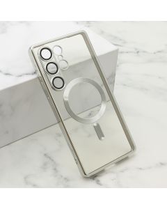 Maska za Samsung Galaxy S25 Ultra 5G CAMERA PROTECT MAGSAFE srebrna
