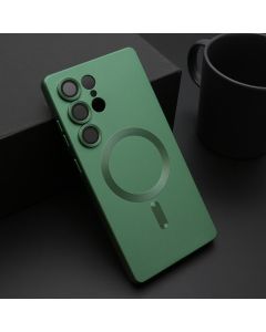Maska za Samsung Galaxy S25 Ultra 5G ELEGANT MAGSAFE zelena