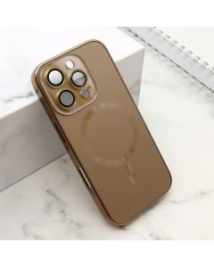 Maska ELEGANT METAL MAGSAFE za iPhone 16 Pro, zlatna - F118551