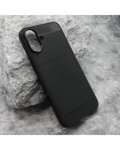 Maska silikon BRUSHED za iPhone 16 Plus, crna - F118693