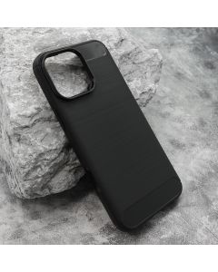 Maska silikon BRUSHED za iPhone 16 Pro Max, crna - F118695