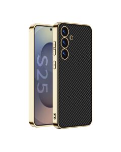 Maska S GOLD LINE za Samsung S931B Galaxy S25 5G, karbon - F118926