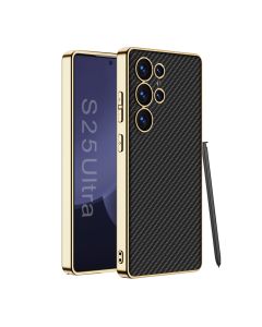 Maska S GOLD LINE za Samsung S938B Galaxy S25 Ultra 5G, karbon - F118931