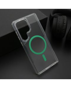 Maska za Samsung Galaxy S25 Ultra 5G AURA MagSafe zelena