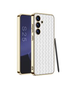 Maska REFINED STYLE za Samsung S931B Galaxy S25 5G, bela - F119204