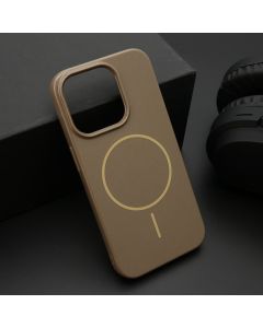 Maska JELLY MagSafe za iPhone 15 Pro, tamno zlatna - F119231