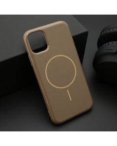 Maska JELLY MagSafe za iPhone 11, tamno zlatna - F119236