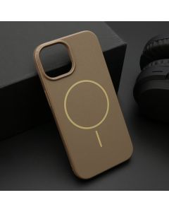 Maska JELLY MagSafe za iPhone 15, tamno zlatna - F119241