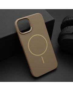 Maska JELLY MagSafe za iPhone 14, tamno zlatna - F119246