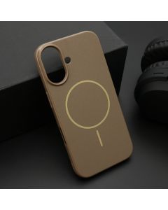 Maska JELLY MagSafe za iPhone 16, tamno zlatna - F119251