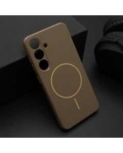 Maska za Samsung Galaxy S24 5G JELLY MagSafe tamno zlatna