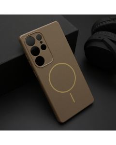 Maska za Samsung Galaxy S25 Ultra 5G JELLY MagSafe tamno zlatna