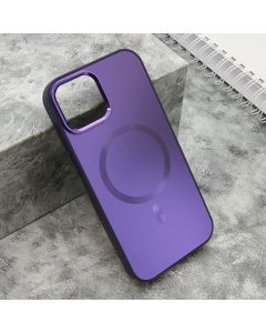 Maska COLOR METAL MagSafe za iPhone 15, ljubičasta - F119355