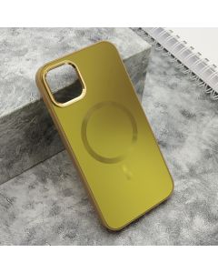 Maska COLOR METAL MagSafe za iPhone 11, zlatna - F119358