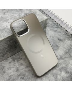 Maska COLOR METAL MagSafe za iPhone 13 Pro Max, srebrna - F119369