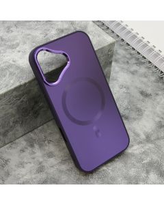 Maska COLOR METAL MagSafe za iPhone 16, ljubičasta - F119376