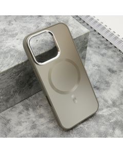 Maska COLOR METAL MagSafe za iPhone 16 Pro, srebrna - F119378