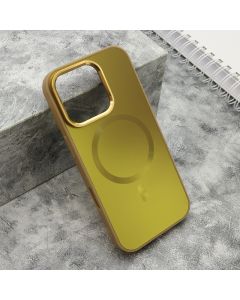 Maska COLOR METAL MagSafe za iPhone 16 Pro, zlatna - F119379